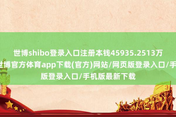 世博shibo登录入口注册本钱45935.2513万东谈主民币-世博官方体育app下载(官方)网站/网页版登录入口/手机版最新下载