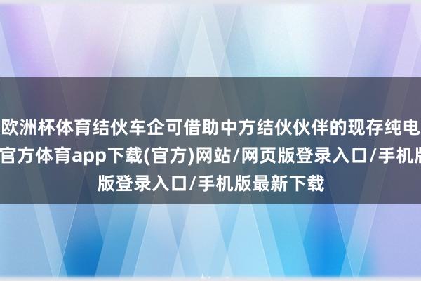 欧洲杯体育结伙车企可借助中方结伙伙伴的现存纯电平台-世博官方体育app下载(官方)网站/网页版登录入口/手机版最新下载